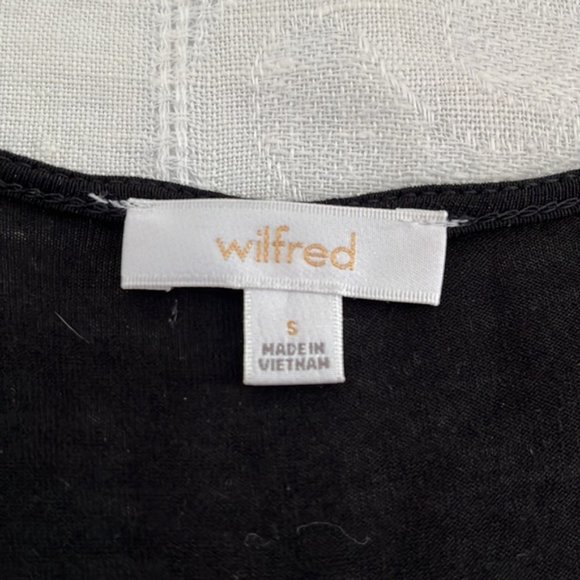 Wilfred Halter Style Tank Top with Flowy Layered Details Loose Fit Black - Picture 5 of 7